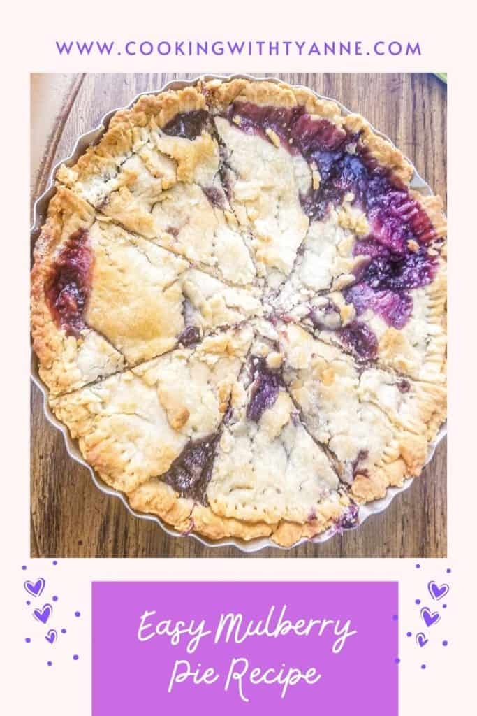 Easy Mulberry Pie