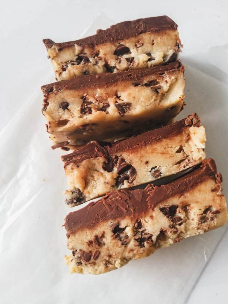 no bake cookie dough bars