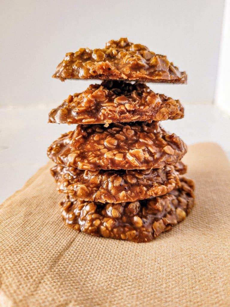 no bake cookie stack / haystack cookies