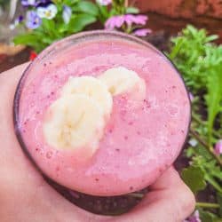 strawberry banana smoothie