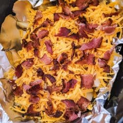 loaded potatoes with bacon