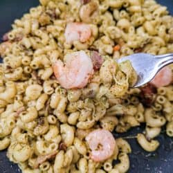 pesto shrimp pasta