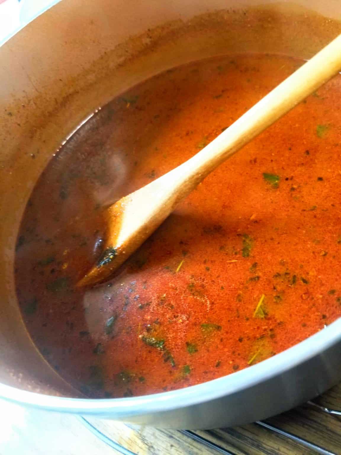 Easy Homemade Red Enchilada Sauce Recipe Cooking with Tyanne
