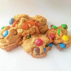 peanut butter m&m cookies