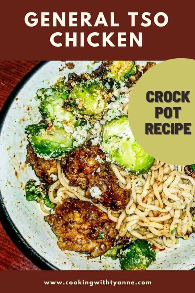 general tso chicken pinterest image.