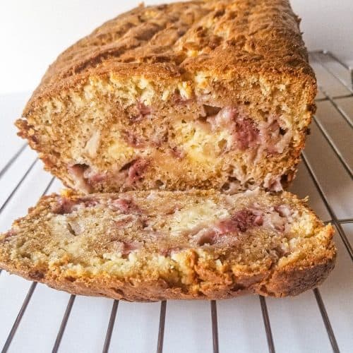 strawberry cream cheese bread loaf