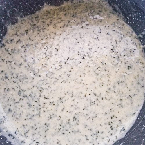 homemade alfredo sauce