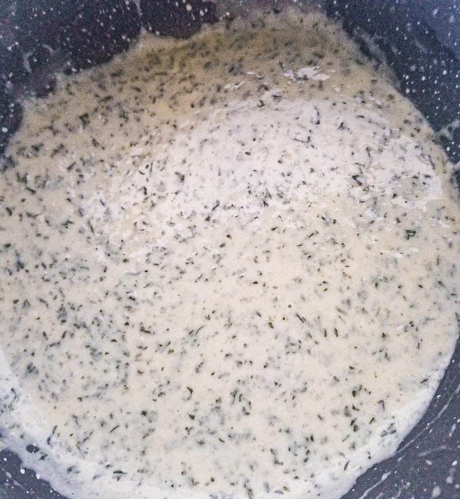 homemade alfredo sauce