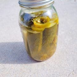 pickles in a jar