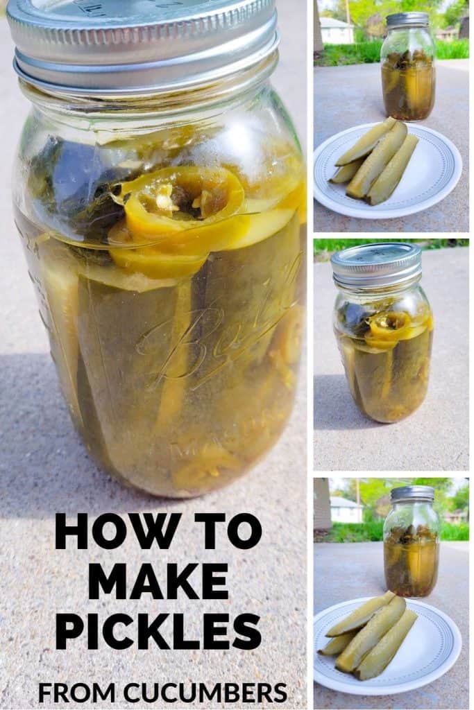 How to make pickles pinterest collage. 