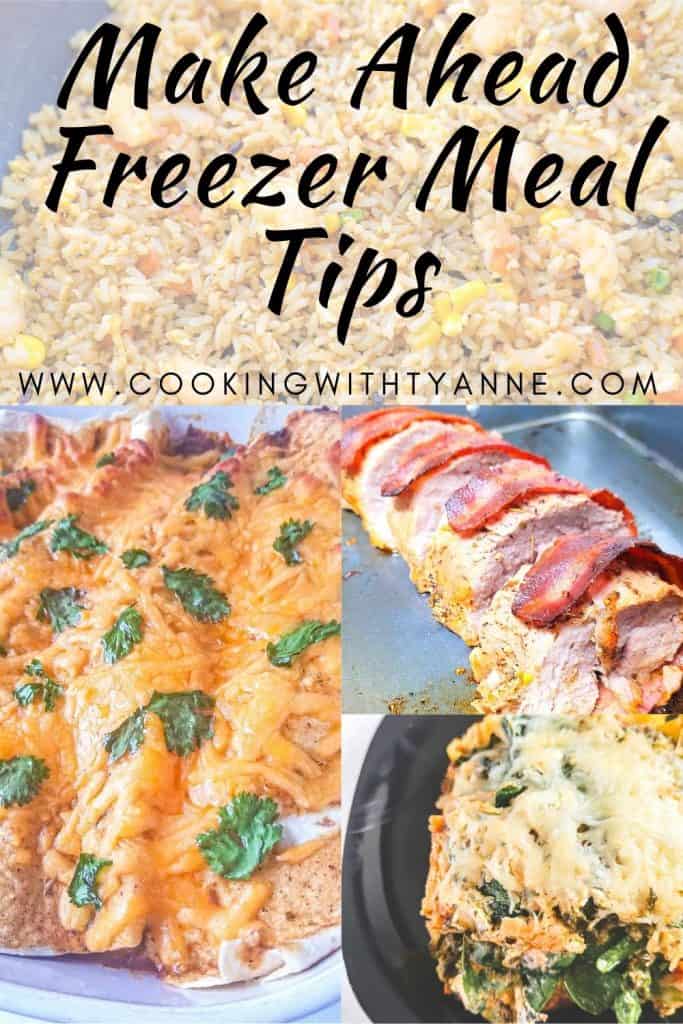 Make Ahead Freezer Meal Tips