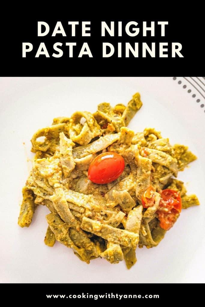 Date Night Pasta Dinner pin.