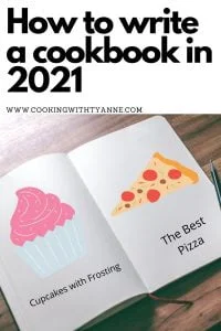 how to write a cookbook pin
