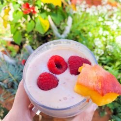 raspberry mango smoothie