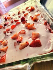 strawberry shortcake cheesecake
