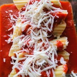 cheese manicotti with spinach