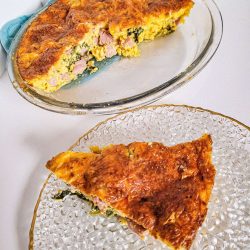 ham and spinach quiche