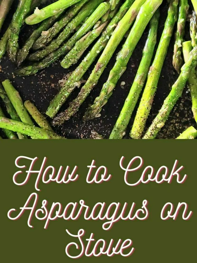 how to cook asparagus on stove image.