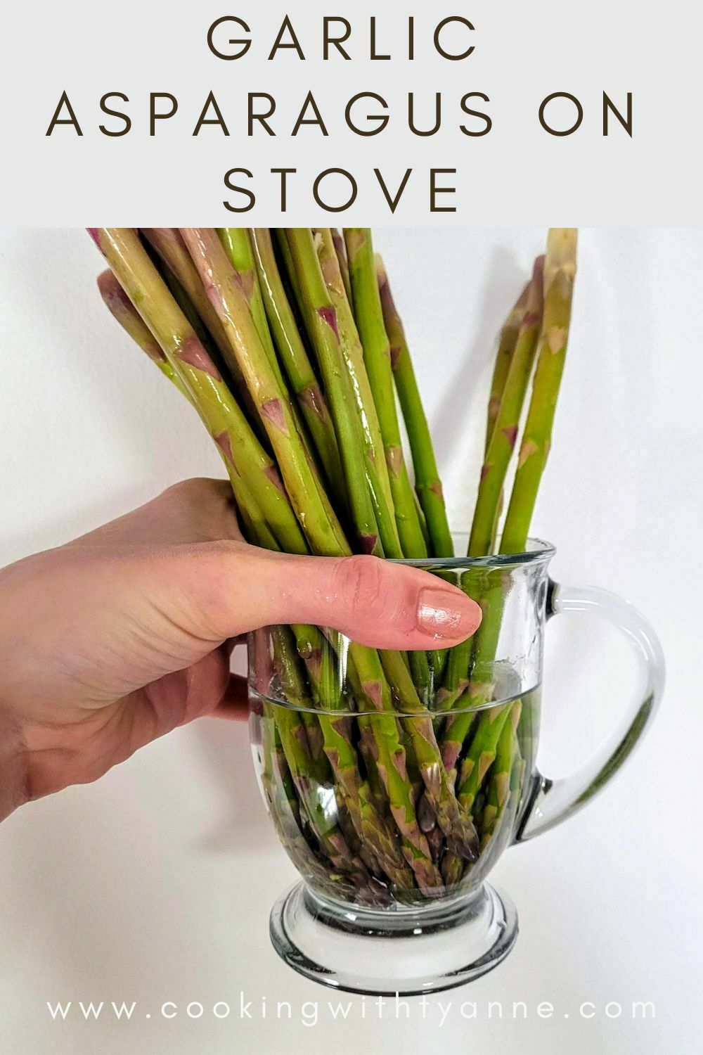 Cooking Asparagus on Stove with Garlic Butter - Cooking with Tyanne